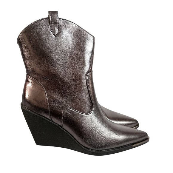 Rampage Sigrid Western Wedge Pointed Toe Boots Women’s Size 10 New NWOB Stunning - Picture 2 of 9